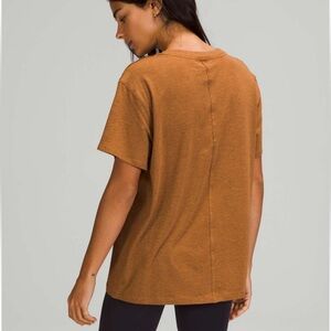lululemon athletica All Yours Cotton Tee in Roasted Brown